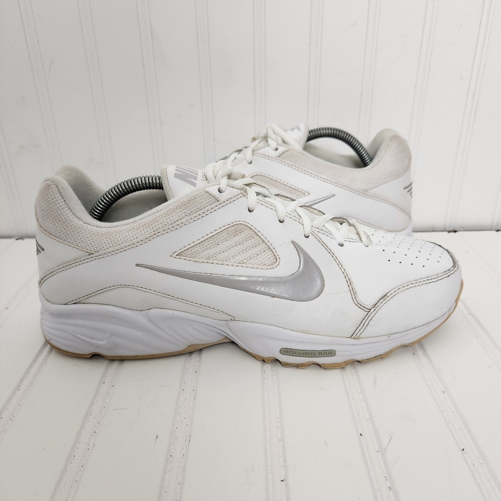Nike Women Size 10 White View IIl Rolling Rail Running Athletic Lace Up Sneakers
